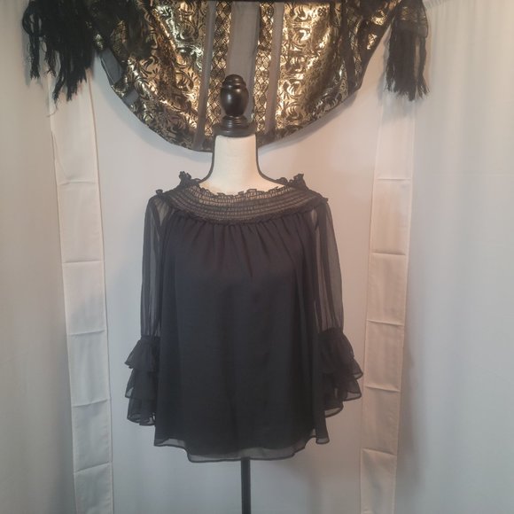 Medium, black CeCe blouse - Picture 3 of 3